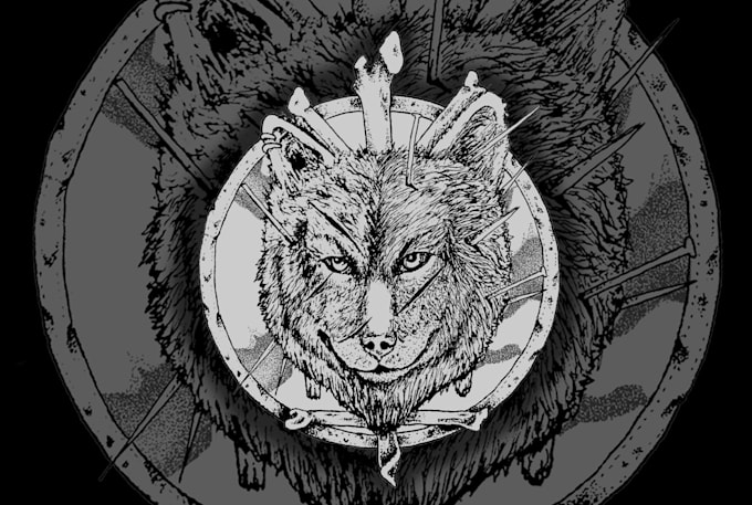 create a dark, horror, underground art illustration