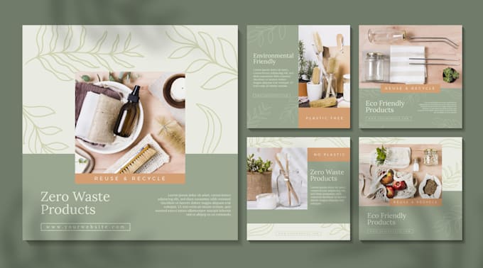 design editable instagram posts for you