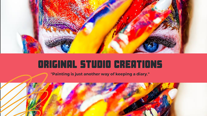 create a creative attractive youtube channel art