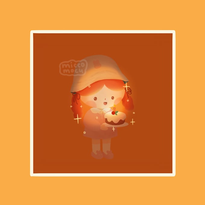 design cute style illustrations for you