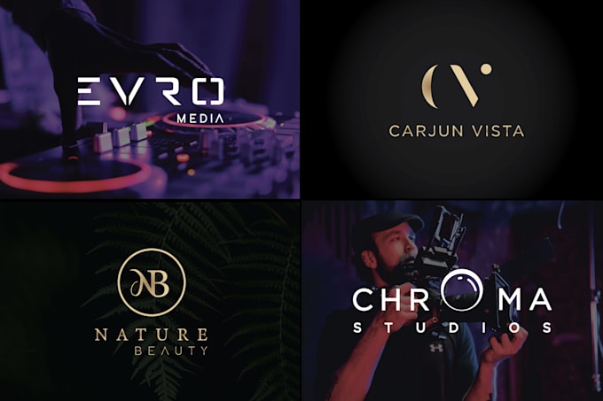 create amazing modern minimalist and creative monogram luxury logo