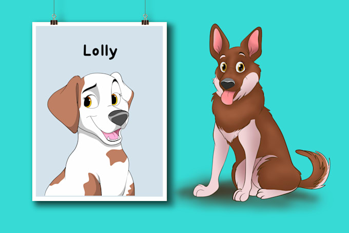 draw amazing pet disney portrait