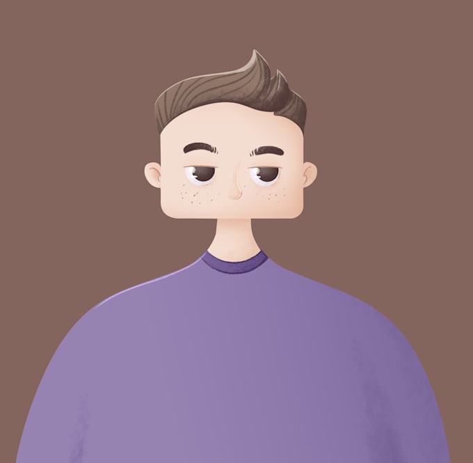 do 2d illustration for you
