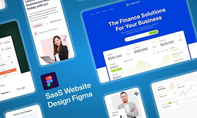 create modern web app, saas software, dashboard UI UX design