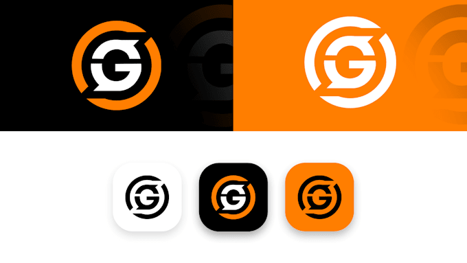 design simple minimalist letter logo for esports, youtube, twitch, gaming