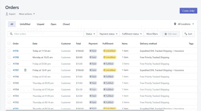 provide shopify chat email and customer support
