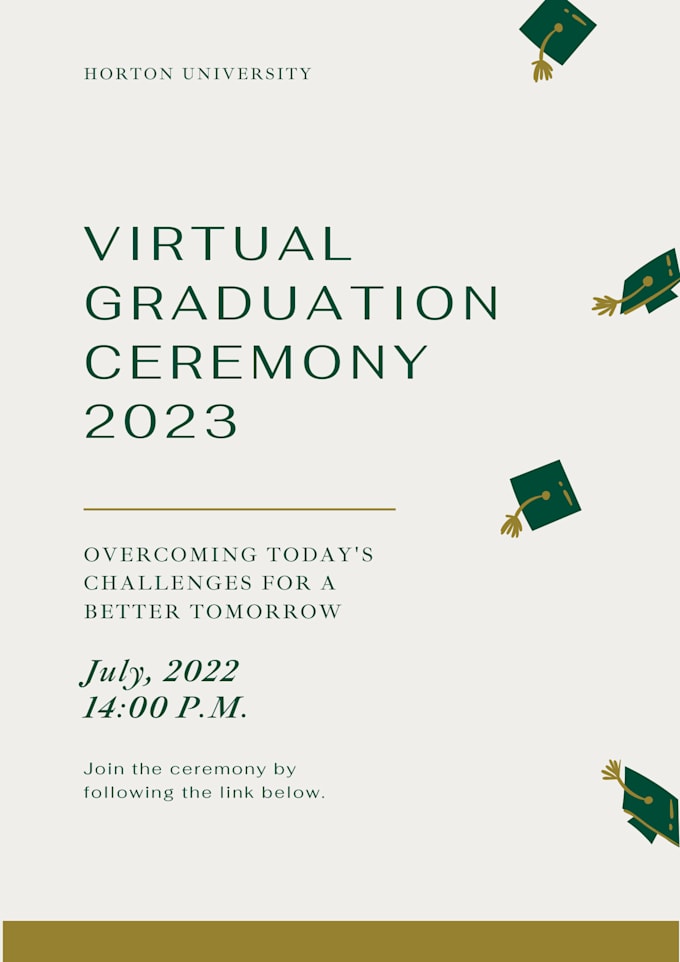 make a graduation poster