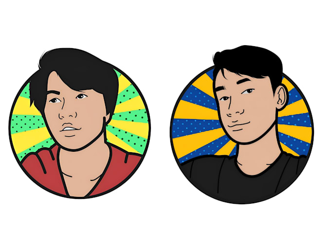 draw portrait avatar cartoon from photo