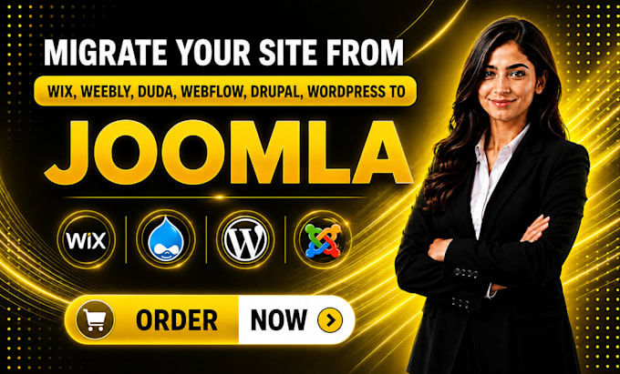 migrate, convert, duda, wix, drupal, webflow to wordpress or joomla
