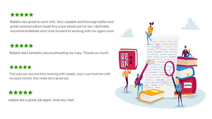 be your content editor and proofreader