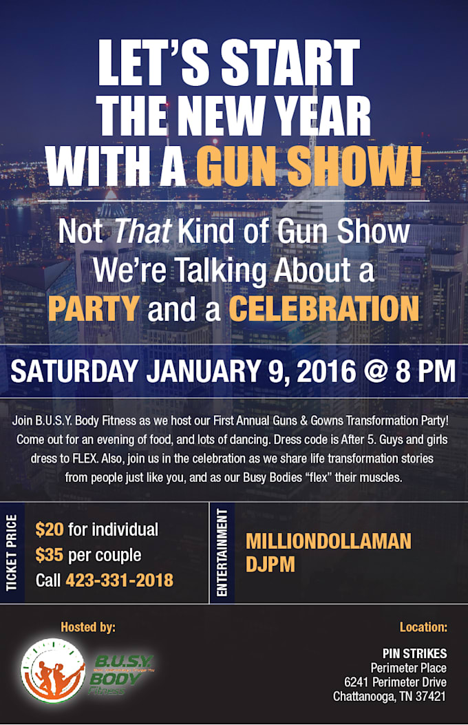 design a poster or sign for your event or product
