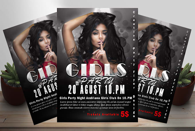 design fancy and professional flyer orposter