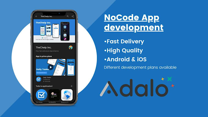 build a well designed and powerful adalo app for you
