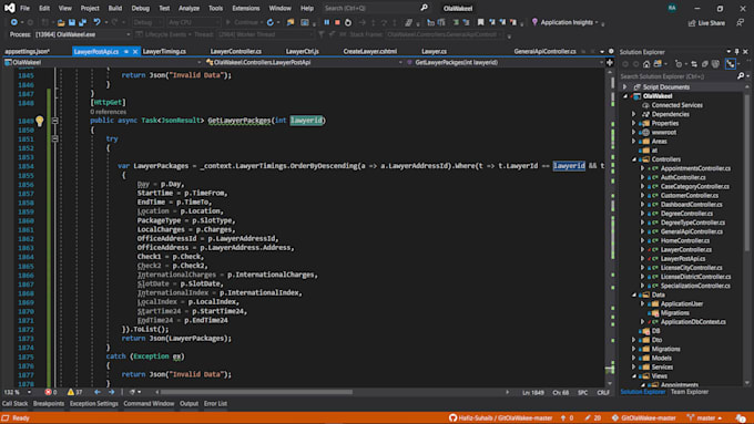 develop short asp dotnet core or mvc web applications