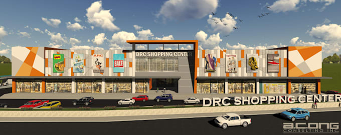 design a commercial retail building