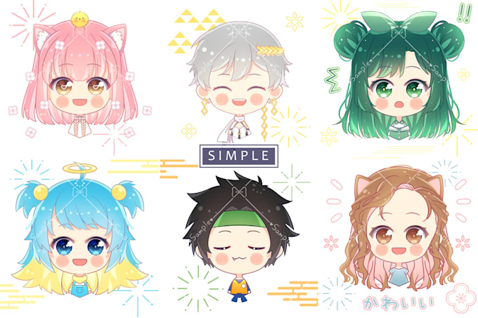 draw anime chibi icon in 24 hours
