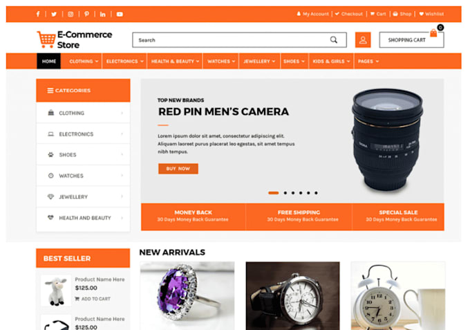 create wordpress ecommerce website online store with woocommerce