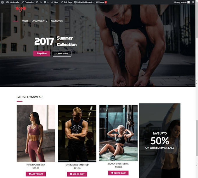 build wordpress ecommerce store online shop