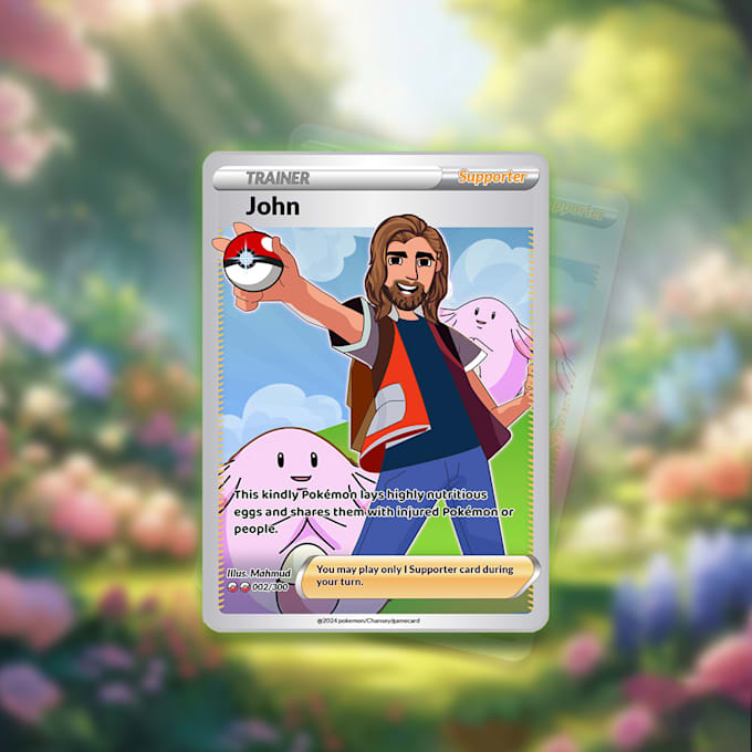 make unique nft crypto art card game card along with pokemon