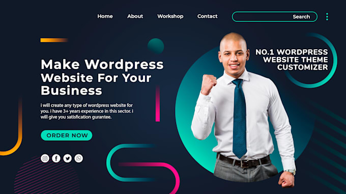 create your one page website