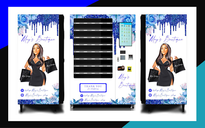 do catchy vending machine design