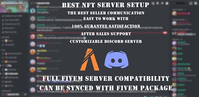 create fivem discord server, discord nft server, custom bots