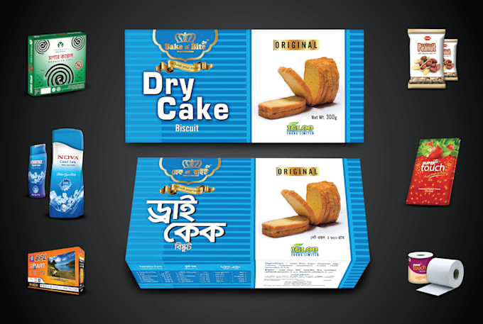 design product packaging and label for your brand