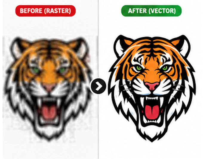 vectorize and convert your logo, image, or sketch to vector
