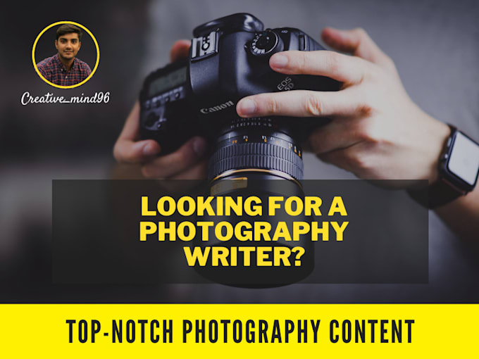 write engaging SEO photography articles and blog posts for you
