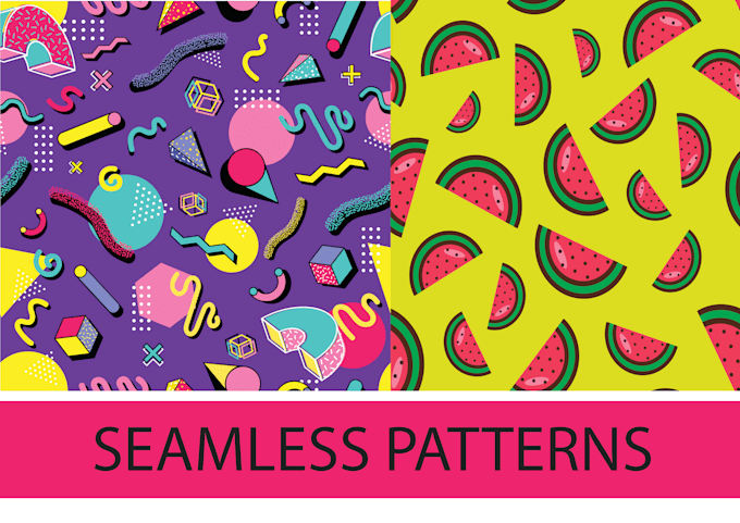 design repeat seamless patterns for fabric, textile printing