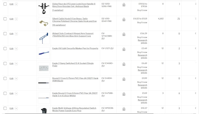 upload product amazon, ebay, shopify, walmart, tiktok, trendyol
