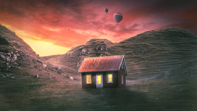 create fantasy photo manipulation in photoshop