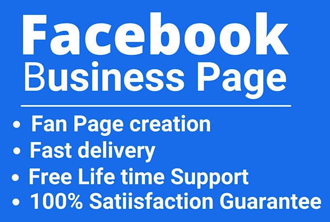 do professional develop any facebook business page creation fan page setup