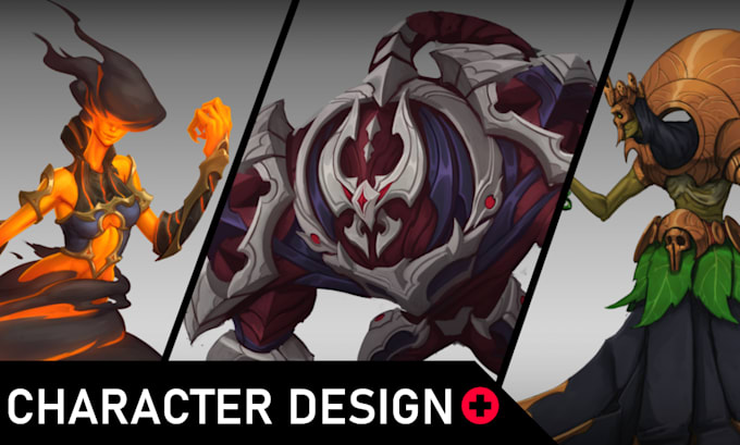 character concept art and character design