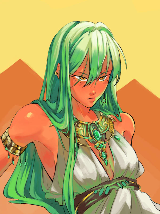 draw any character you want in a cool anime style