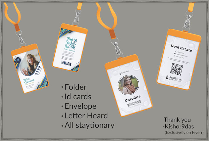 design a presentation business custom pocket folder envelope letterhead id card