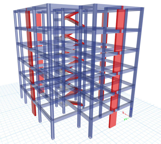 design steel and concrete structures in etabs, sap and midas