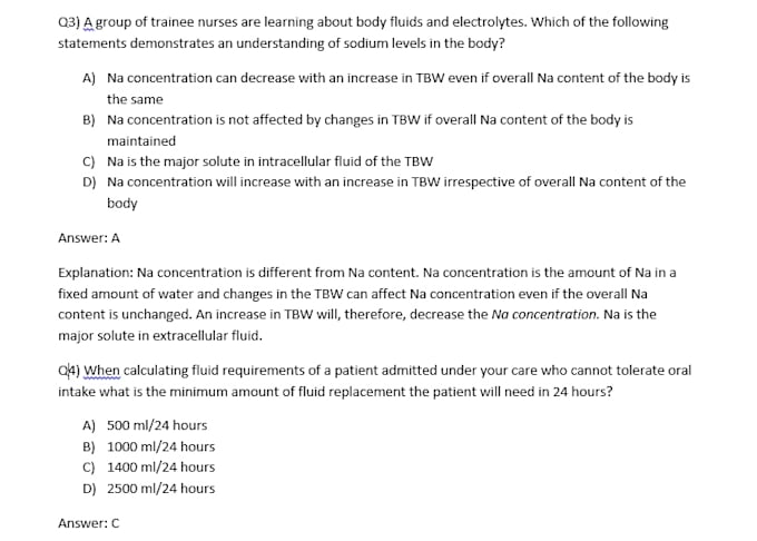make usmle and nclex style mcqs for you