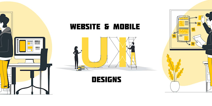 do website UI UX and mobile UI UX design