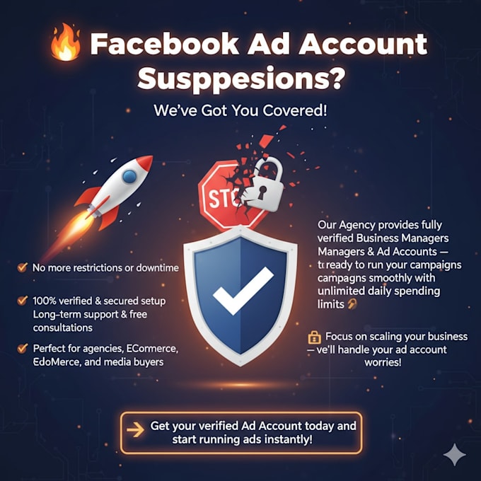 set up your facebook bm and ad account professionally