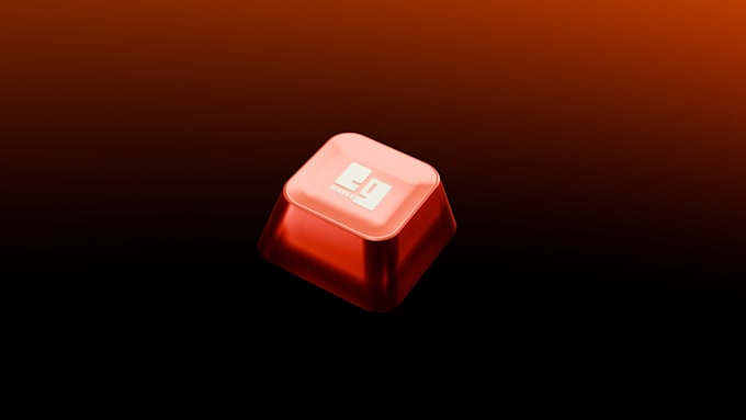 convert 2d logo to 3d   create an attractive icon