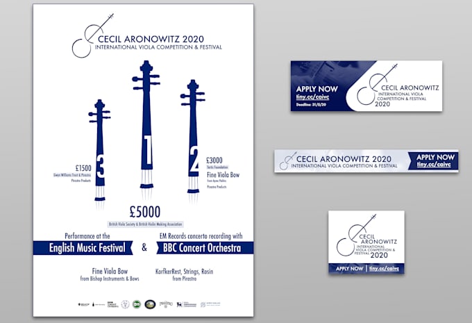 design a sophisticated poster for your classical concert