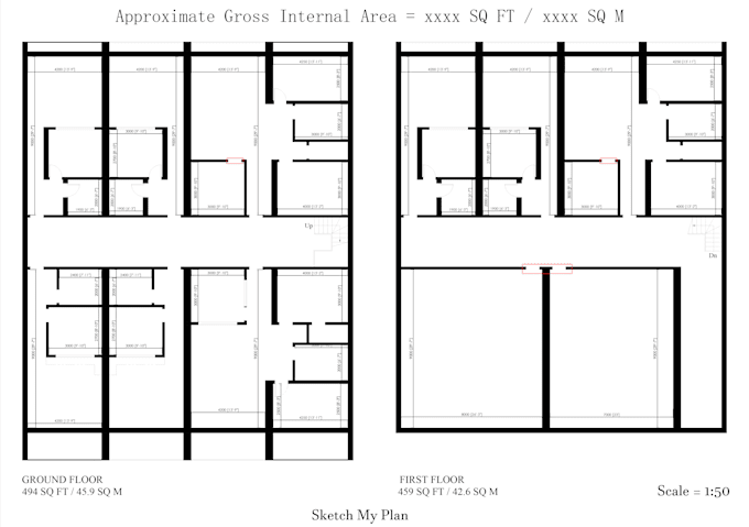 design 2d floor plan in autocad