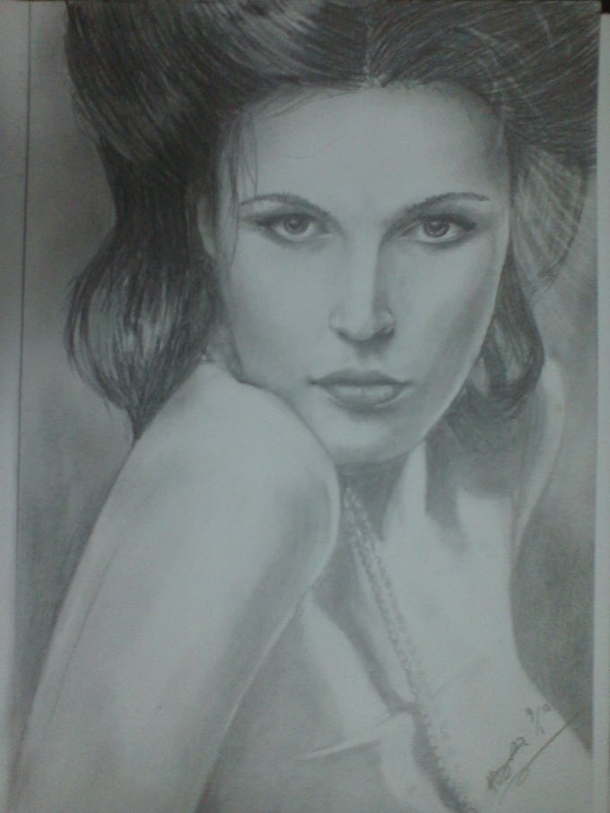 Professional pencil sketch artist for hire by Garudeyaagency Fiverr