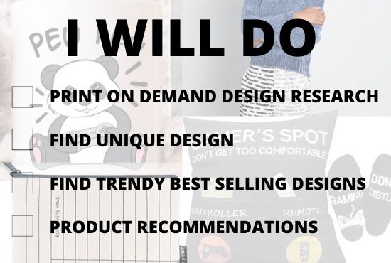 do print on demand design research