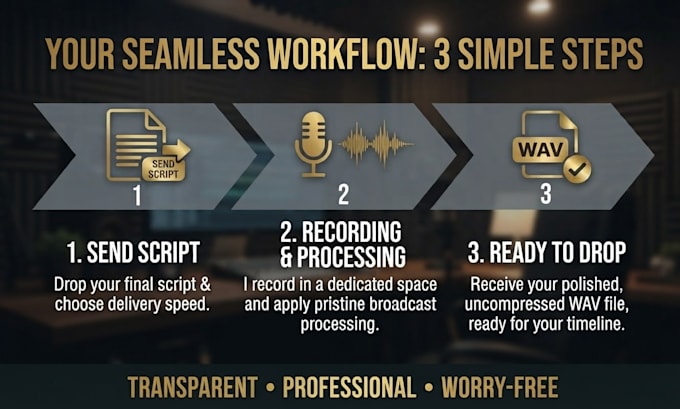 record a professional corporate voice over for tech explainers and commer