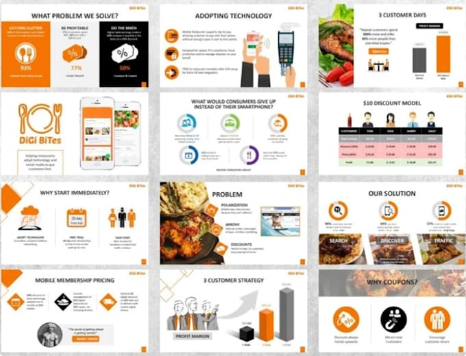 do impactful and creative health and food presentation