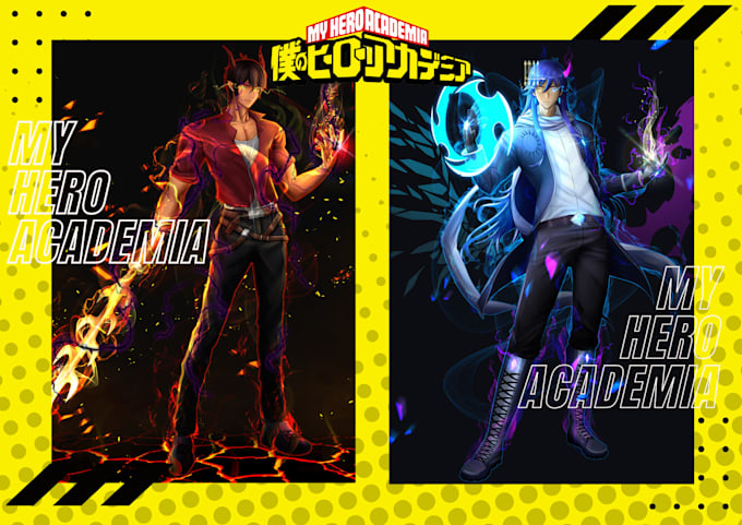 draw your my hero academia character for half price today only