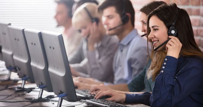 take incoming calls or inbound calls and make outbound calls