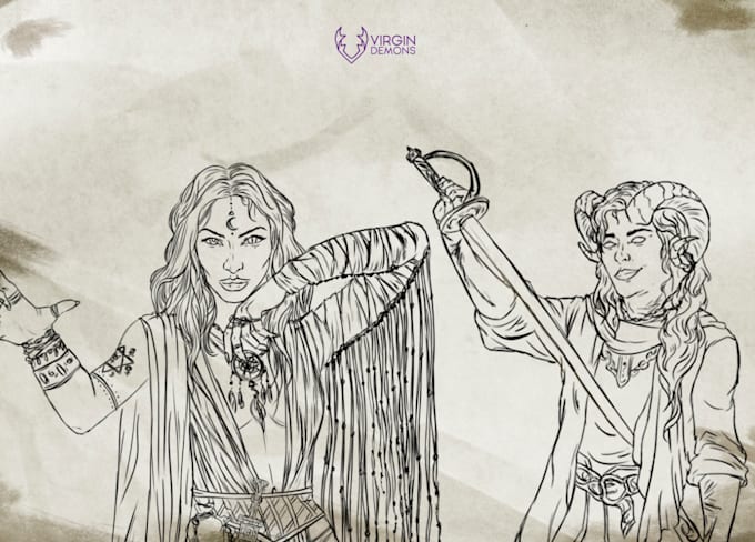 draw design your fantasy character